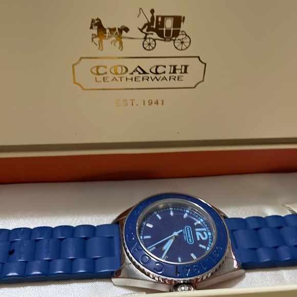Coach Accessories - Designer Coach Andee silicon strap watch